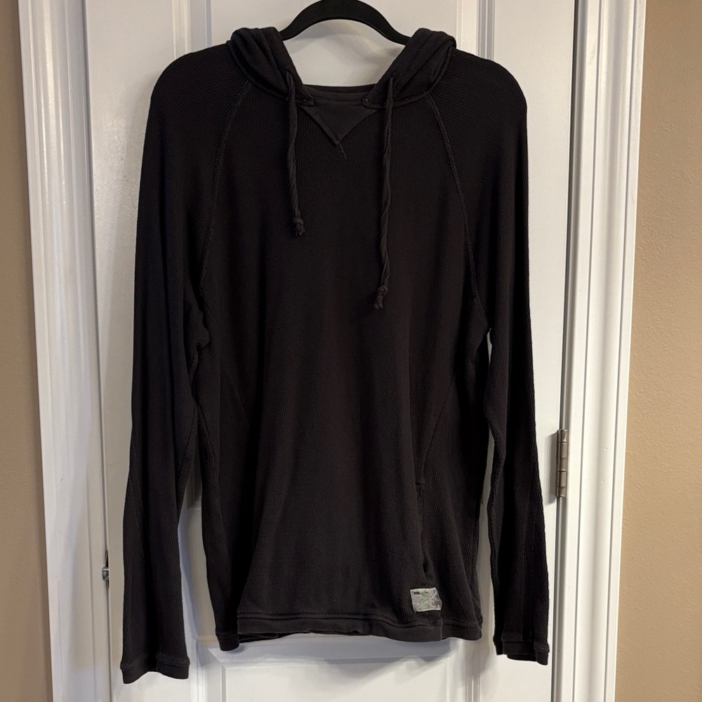 Union Men's Dark Gray Hoodie Pullover Size Large